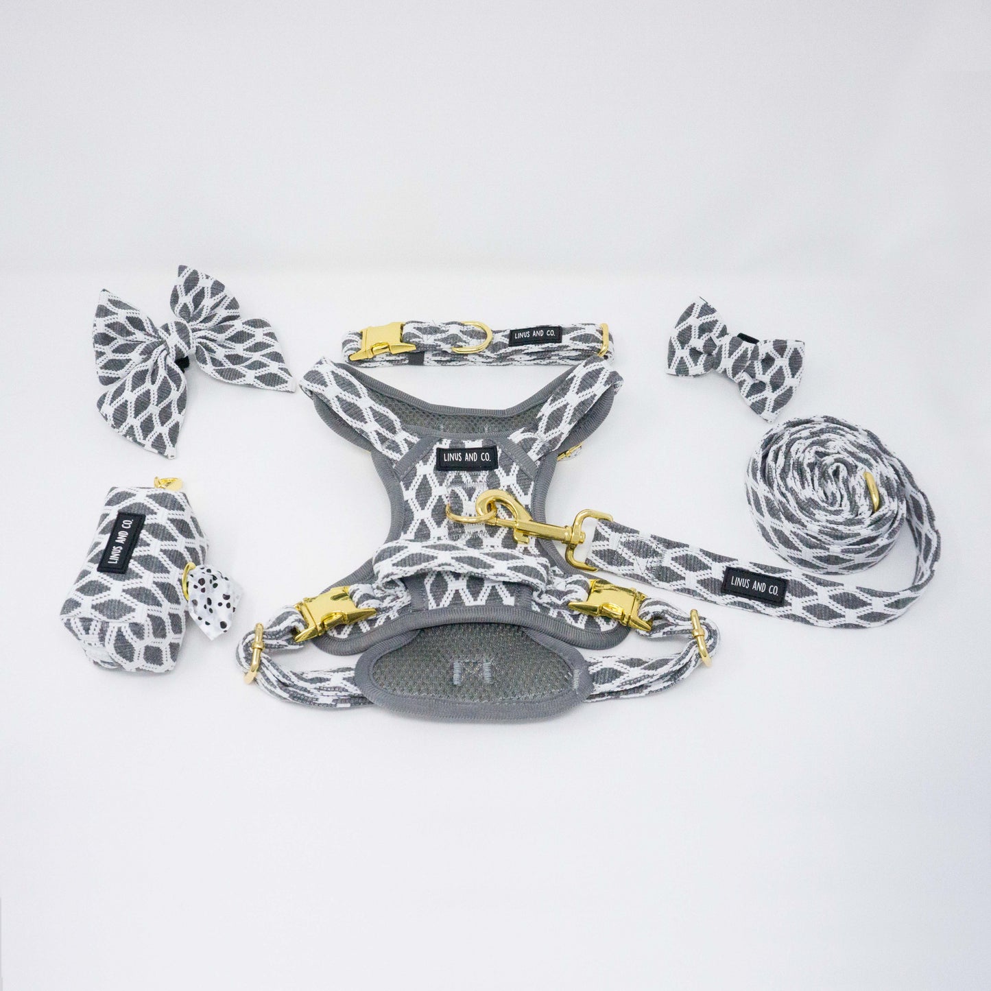 Hazey Grey Harness Set