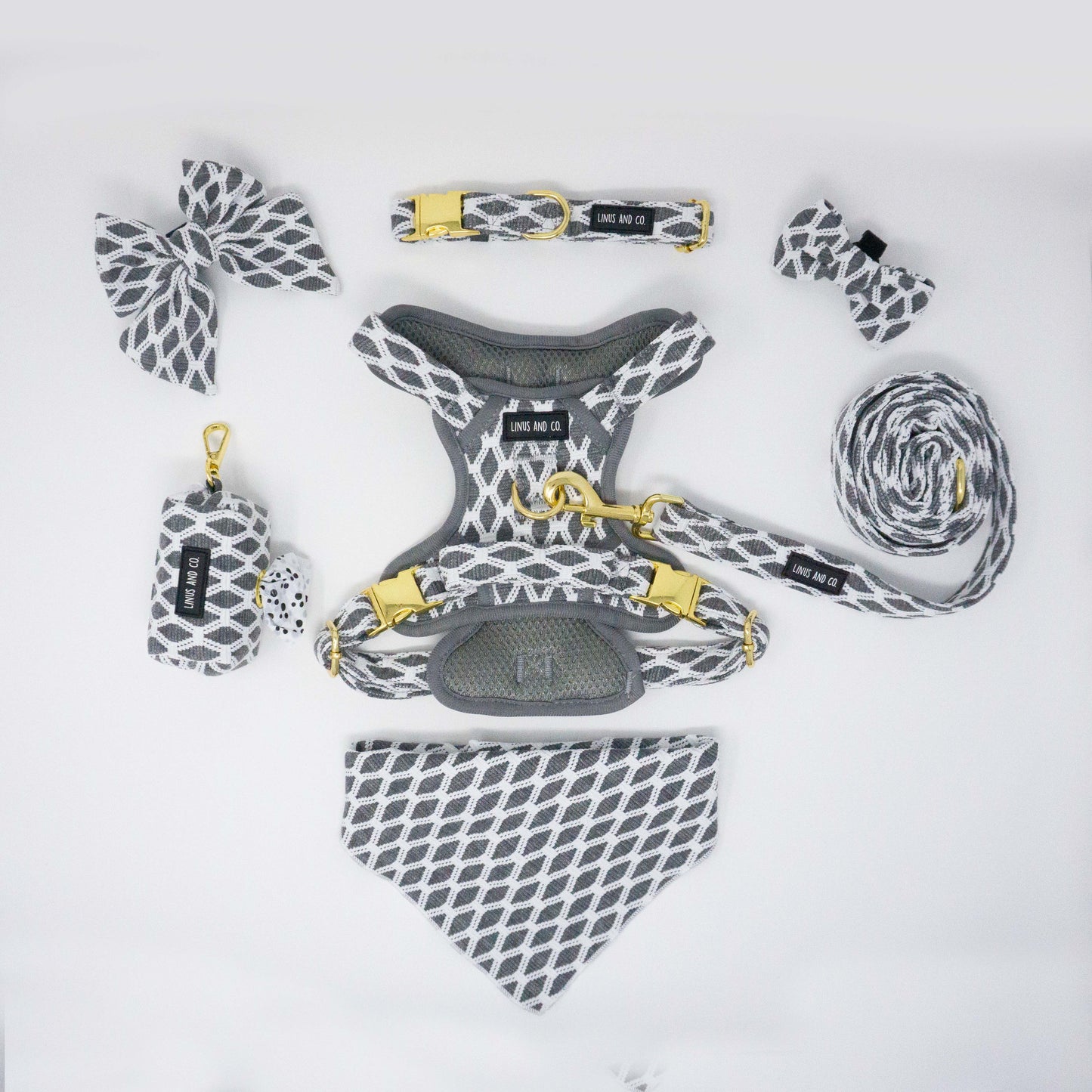 Hazey Grey Harness Set