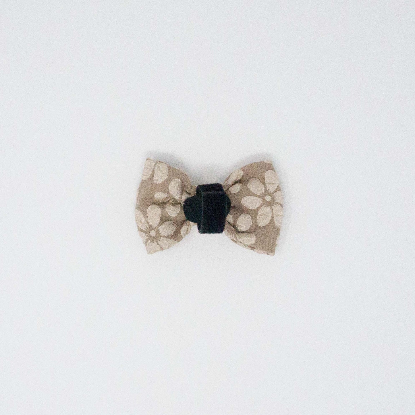 Bisque Bloom Bow Tie