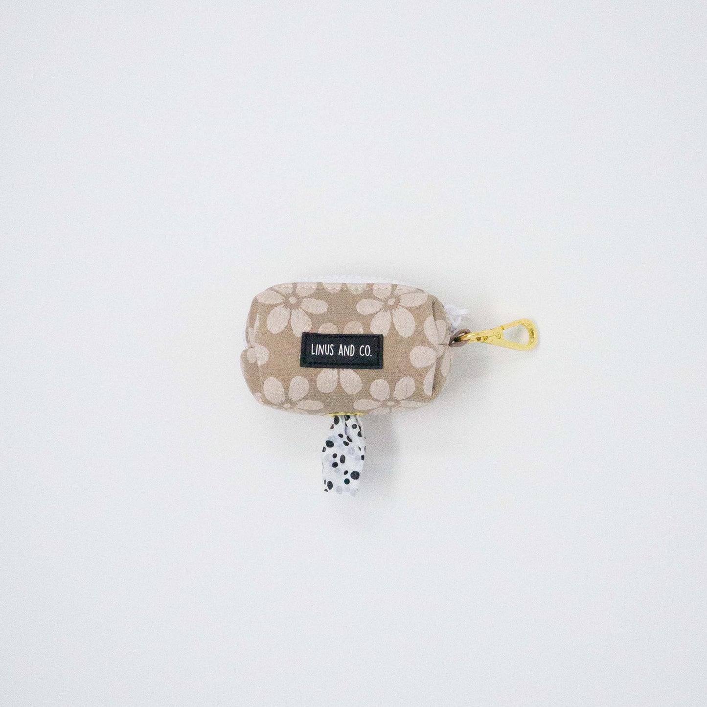 Bisque Bloom Poop Bag Holder