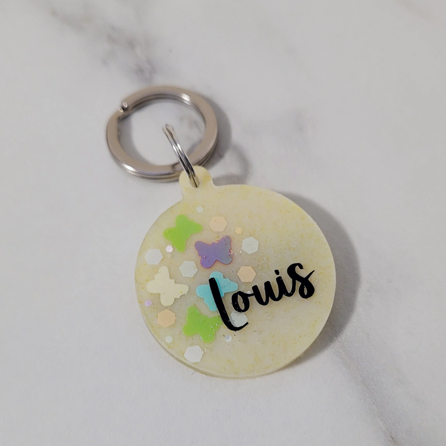 Floral Pet Tags