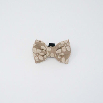 Bisque Bloom Bow Tie