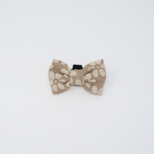 Bisque Bloom Bow Tie