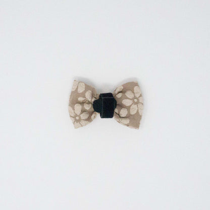 Bisque Bloom Bow Tie