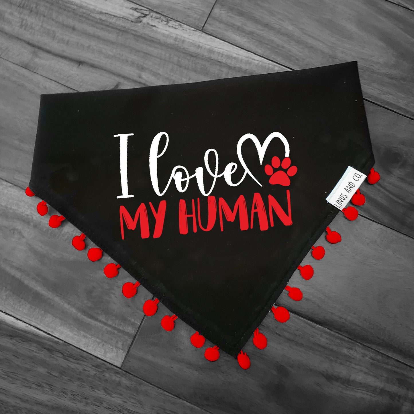I Love My Hooman Bandana