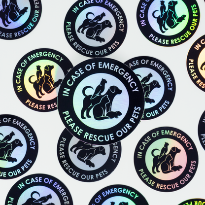 Emergency Rescue Sticker