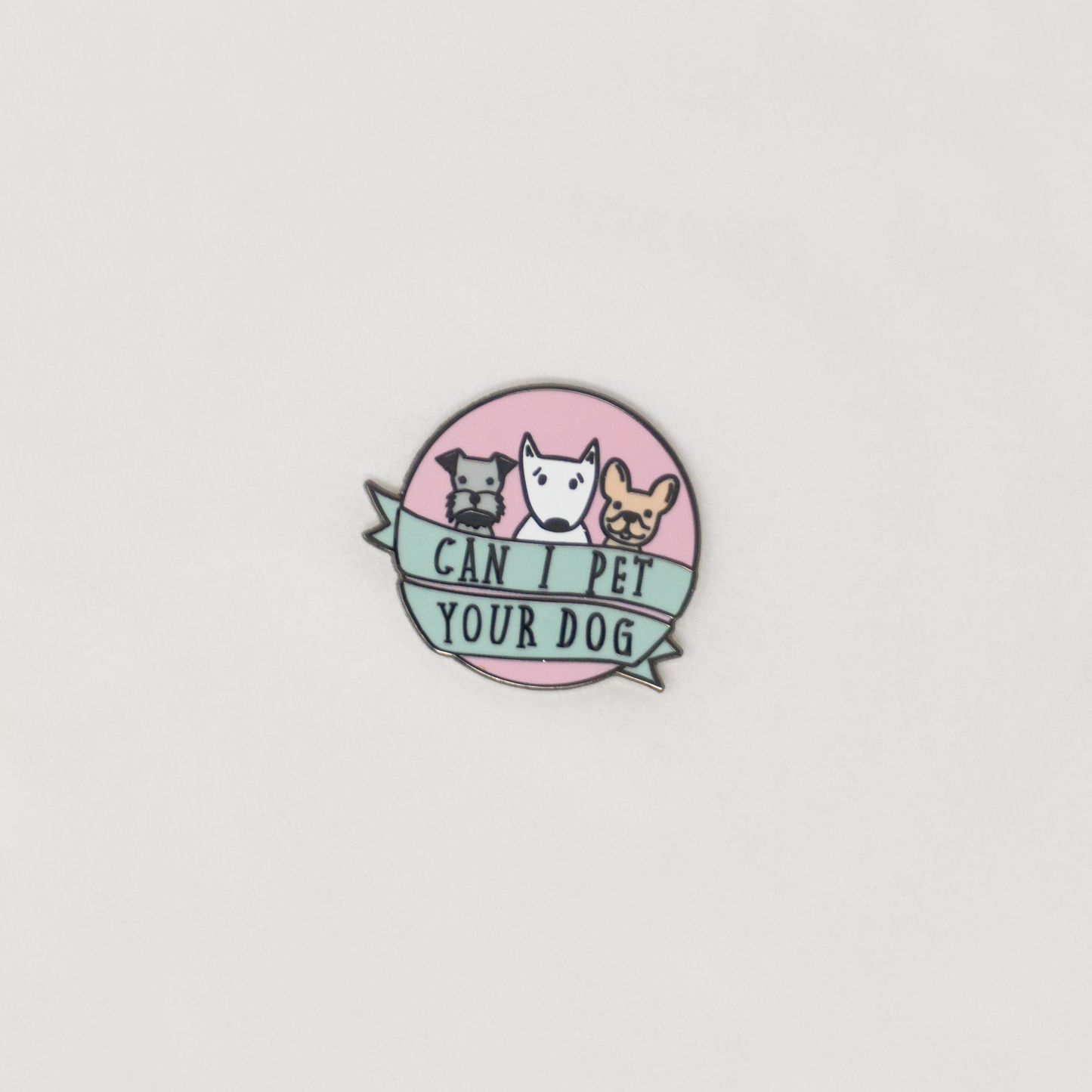 "Can I Pet Your Dog" Pin