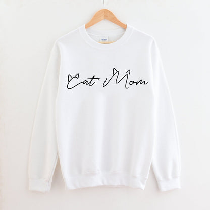 "Cat Mom” Crewneck